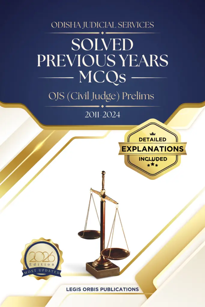 Odisha Judicial Services Examination — Previous Year Solved MCQs