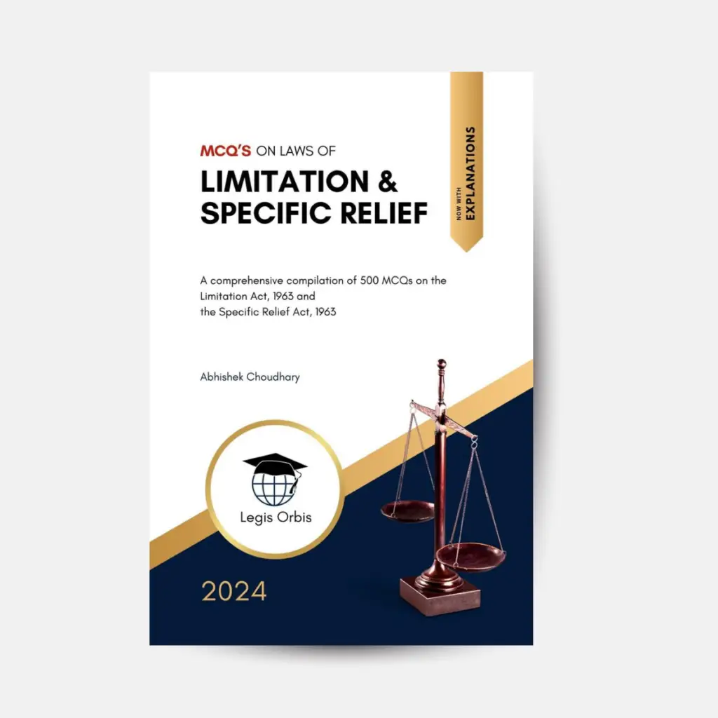 MCQs on Limitation Act & Specific Relief Act