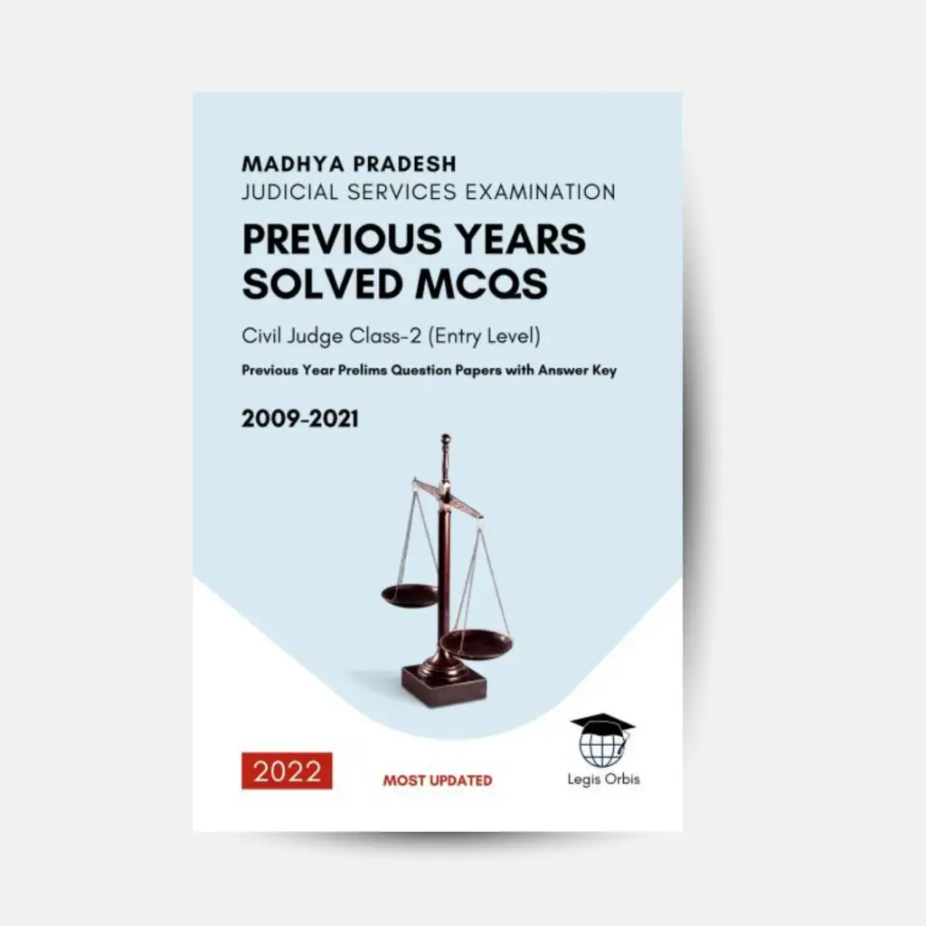 Madhya Pradesh Judicial Services Exam — Previous Year Solved MCQs