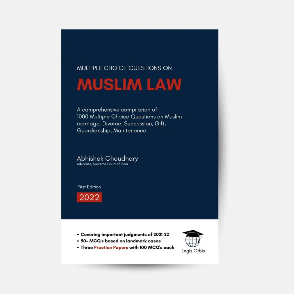 MCQs on Muslim Law — Marriage, Divorce, Succession