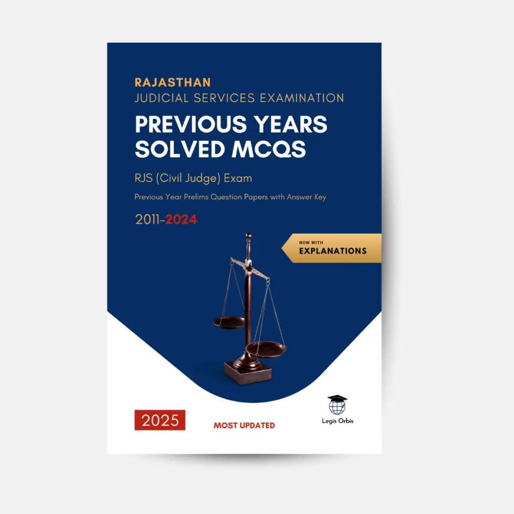 Rajasthan Judicial Services Exam — Previous Year Solved MCQs