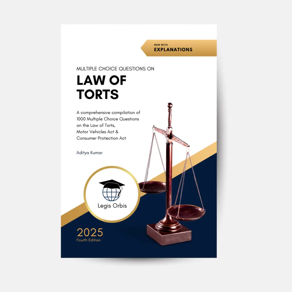 MCQs on Torts, Motor Vehicles & Consumer Protection